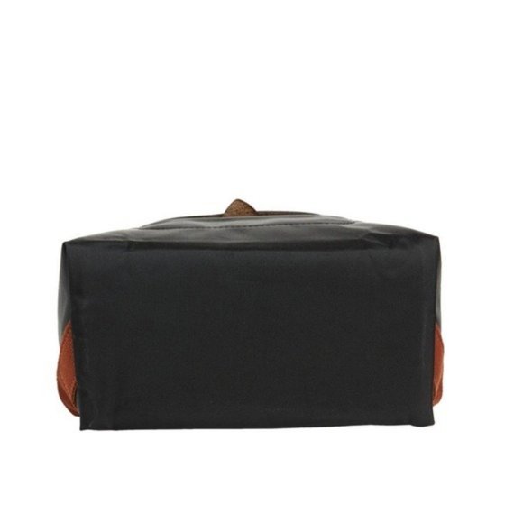 Longchamp Mini Le Pliage Backpack Black NWT Leather Nylon - Picture 7 of 8